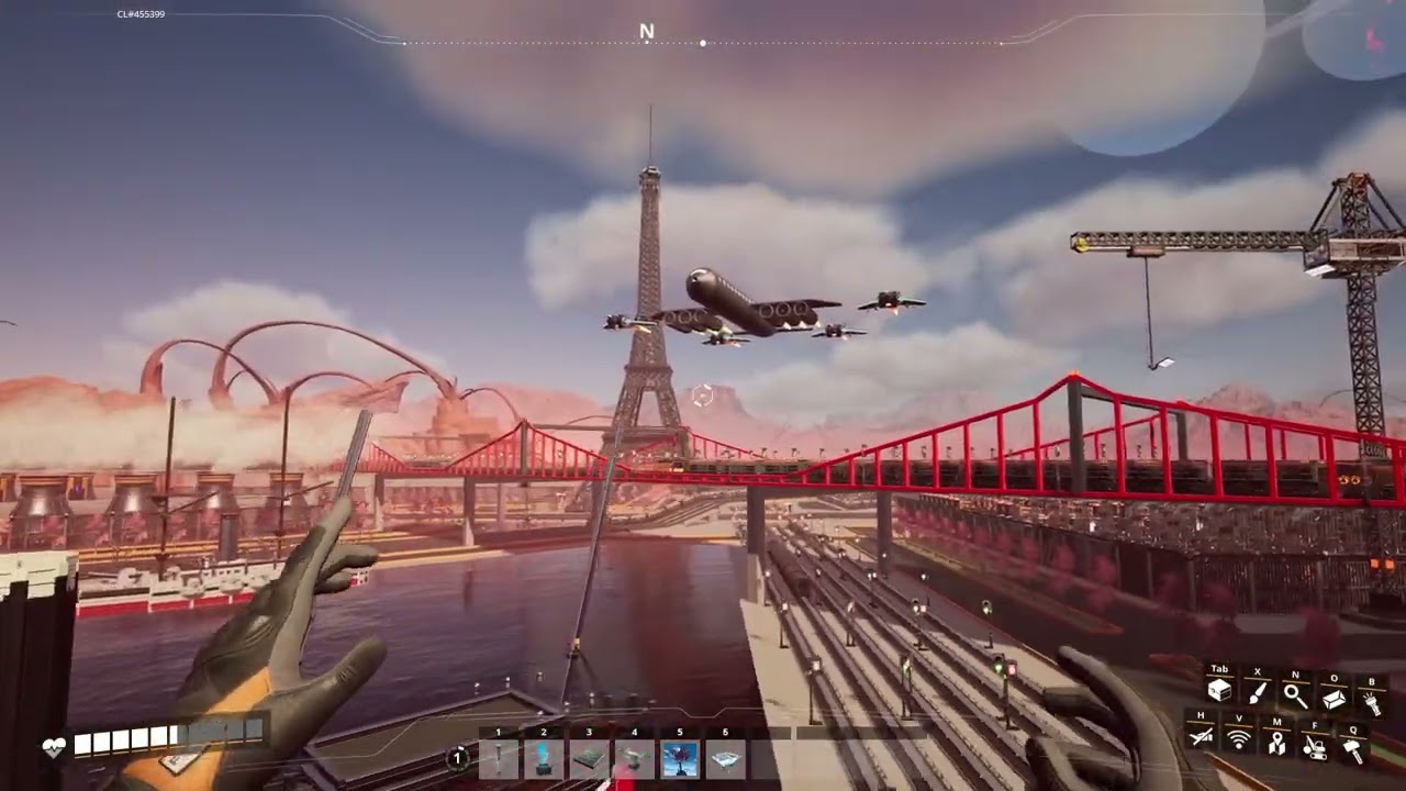 Satisfactory - Big Train Transport/logistic // Army+Airplanes