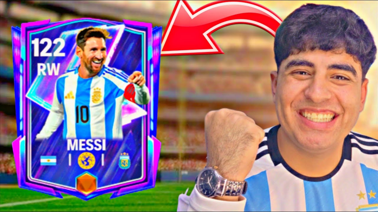 وأخيراً نزل ميسي 117 🐐 أكبر تفتيح بكجات لعيون ميسي FC MOBILE 🔥💯