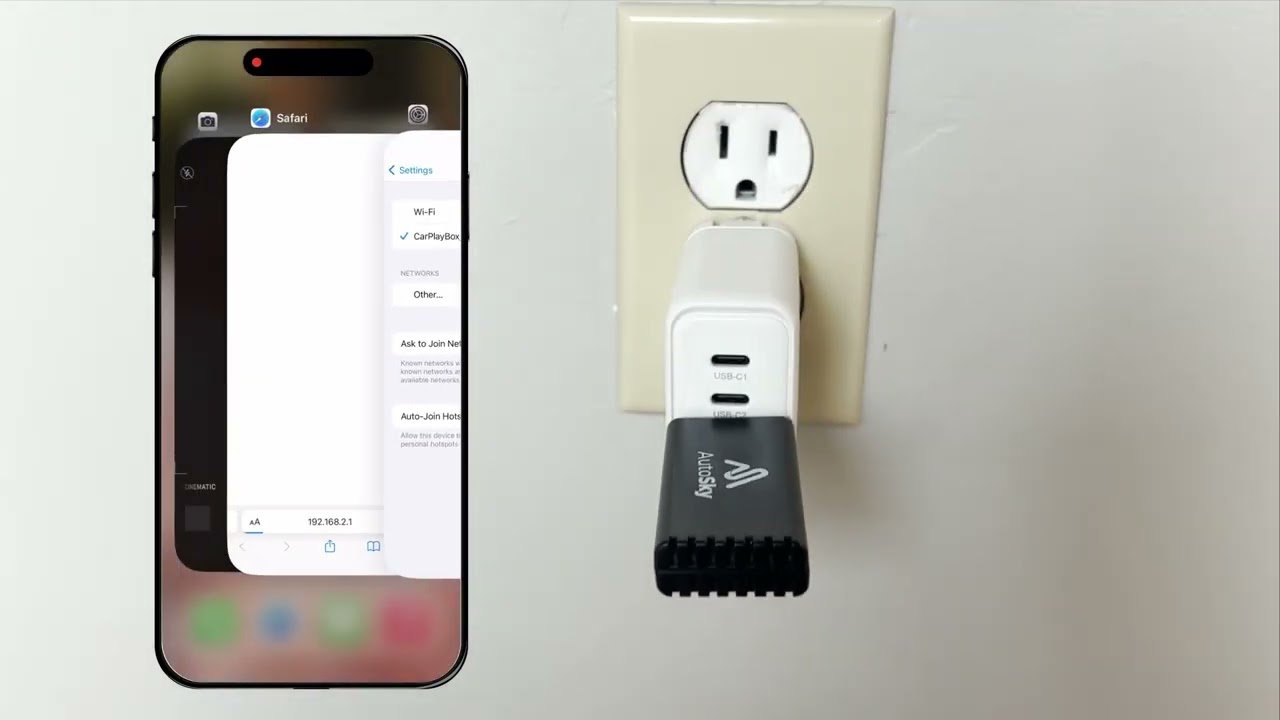 Adjusting your AutoSky Wireless CarPlay Adapters Settings (WUA Series)