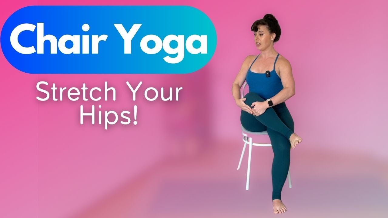 Chair Yoga for Hip Flexibility & Lower Back Support!