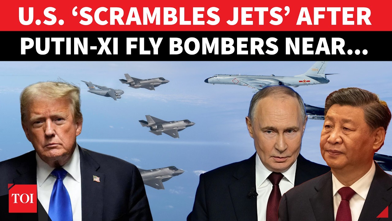 Trump PANICS As Russia, China Deploy DEADLY BOMBERS Near Ally, US &lsquo;Scrambles&rsquo; Fighter Jets | Watch