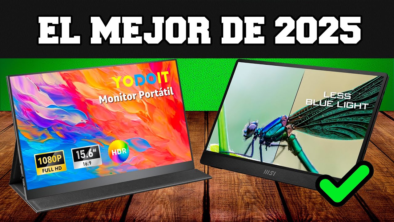🔥 TOP 3 Mejores Monitores Portátiles de 2025 que debes conocer | Monitores MSI, YODIT, ARZOPA