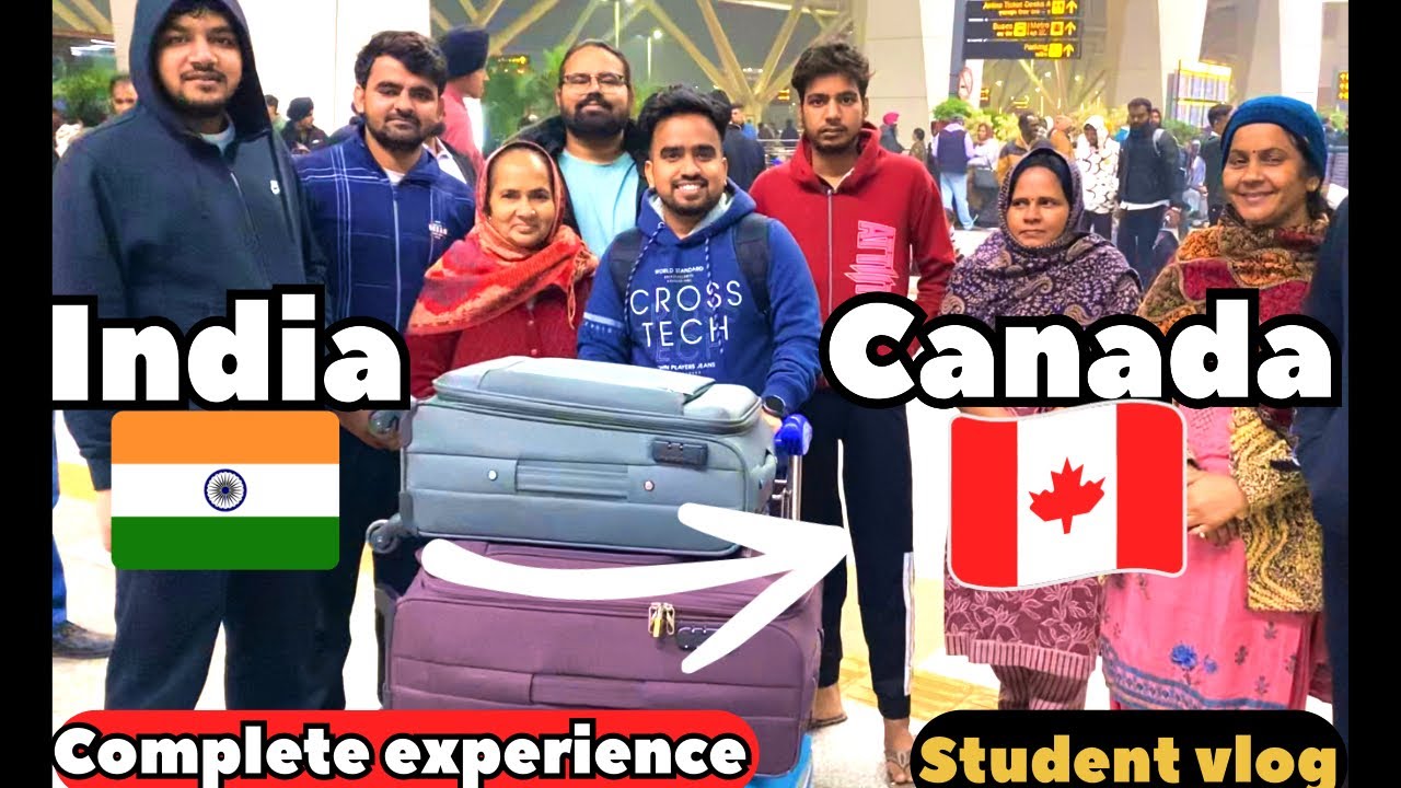 India to Canada Student Vlog | Jan intake vlog | Delhi-Jeddah-Cairo-Toronto | Immigration Experience