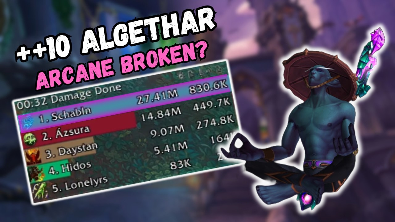 Arcane Mage 800k BURST! | ++10 Algethar Academy | Midnight Mage Gameplay Season 1 Patch 12.0.5