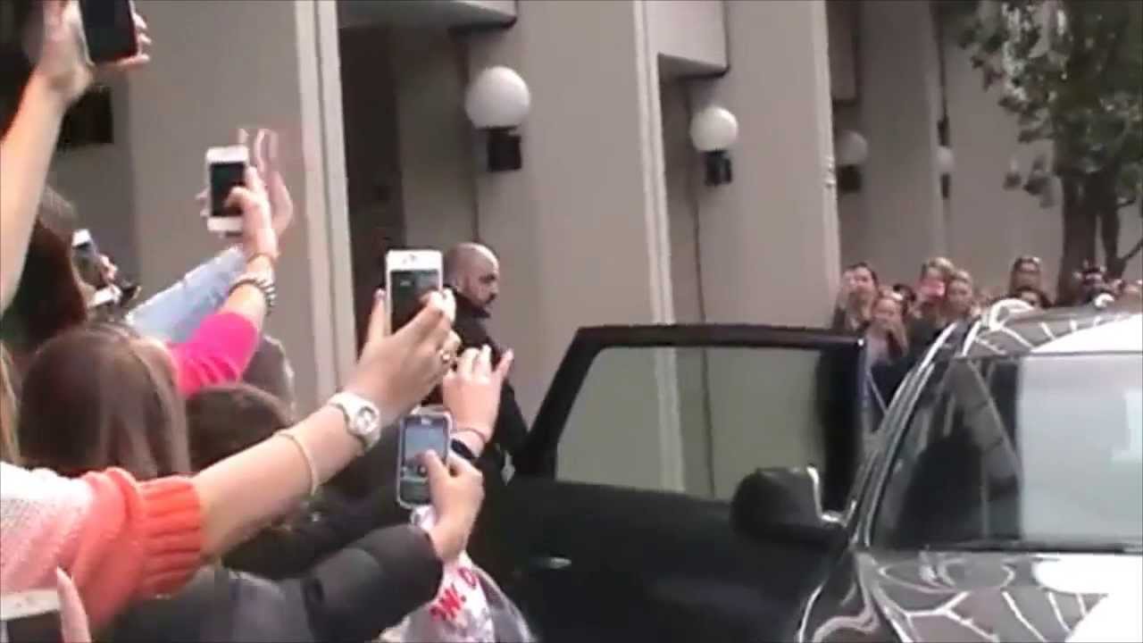 Harry Styles and Liam Payne leaving the hotel to concert 13/10/2013