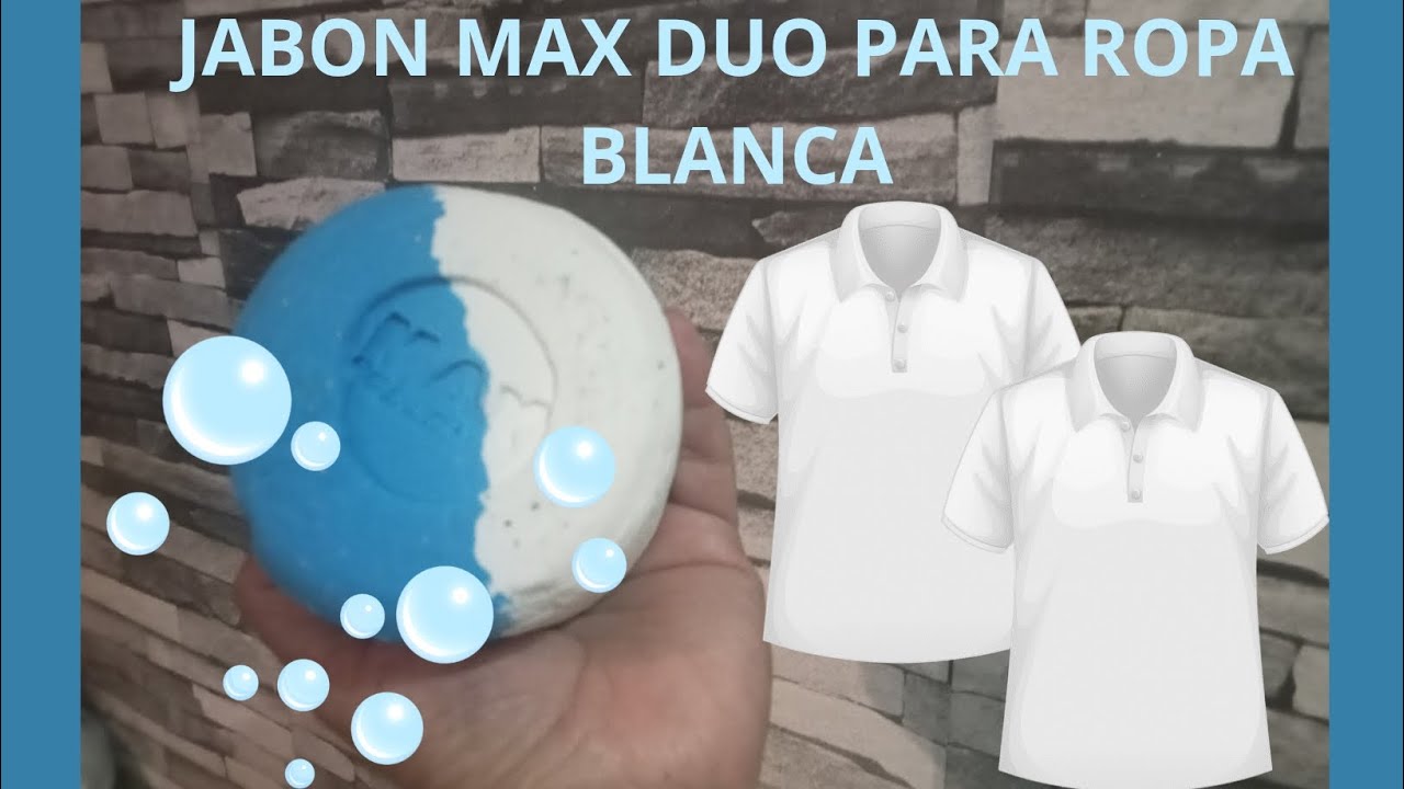 DETERGENTE EN BARRA MAX DUO PARA ROPA BLANCA