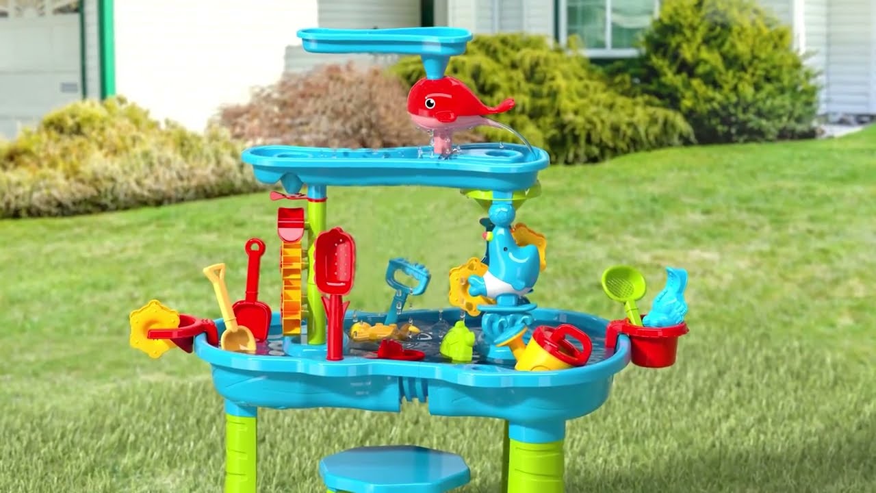Sand  Water Table - Interactive Sensory Play for Boys & Girls - Durable Outdoor Fun#toys #kidstoys