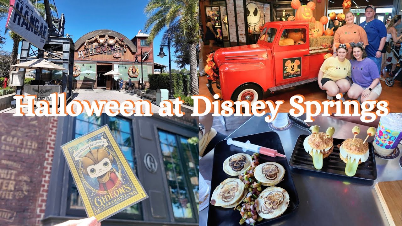 Полное меню бара «Halloween Hangar» Джока Линдси и шопинг в Disney Springs!