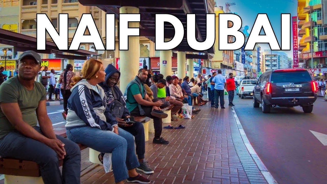 Dubai Night Walk | Naif to Baniyas Square | 4K Walking Tour 2025