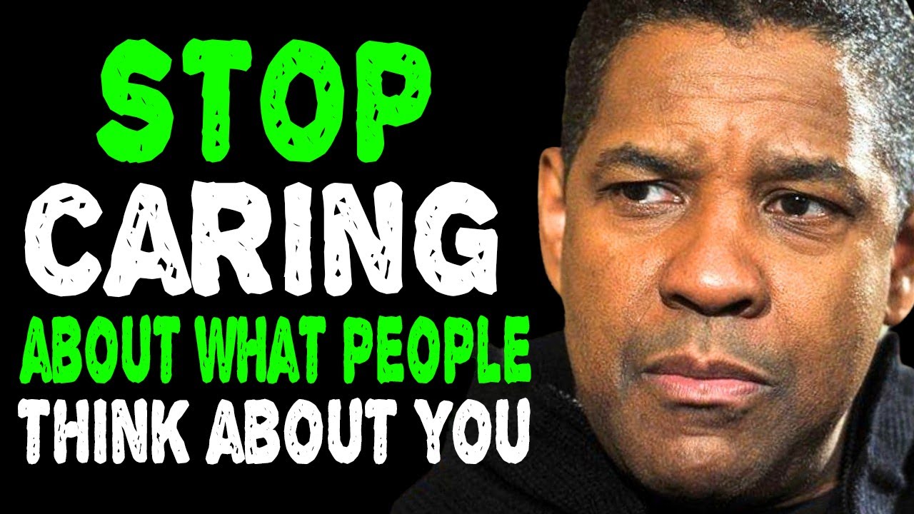 Stop Caring About What People Think About You