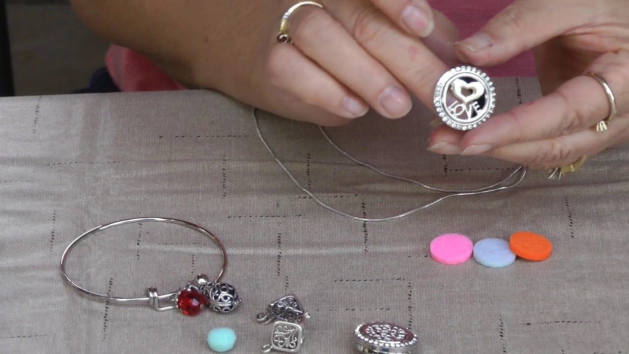 DIY How to Make Aromatherapy Essential Oil Jewlery