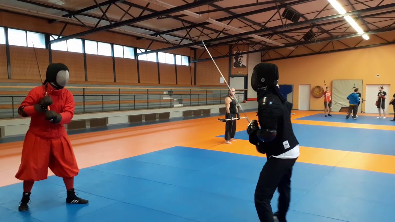 Sparring &agrave; l'&eacute;p&eacute;e longue chez les Wyvernes.