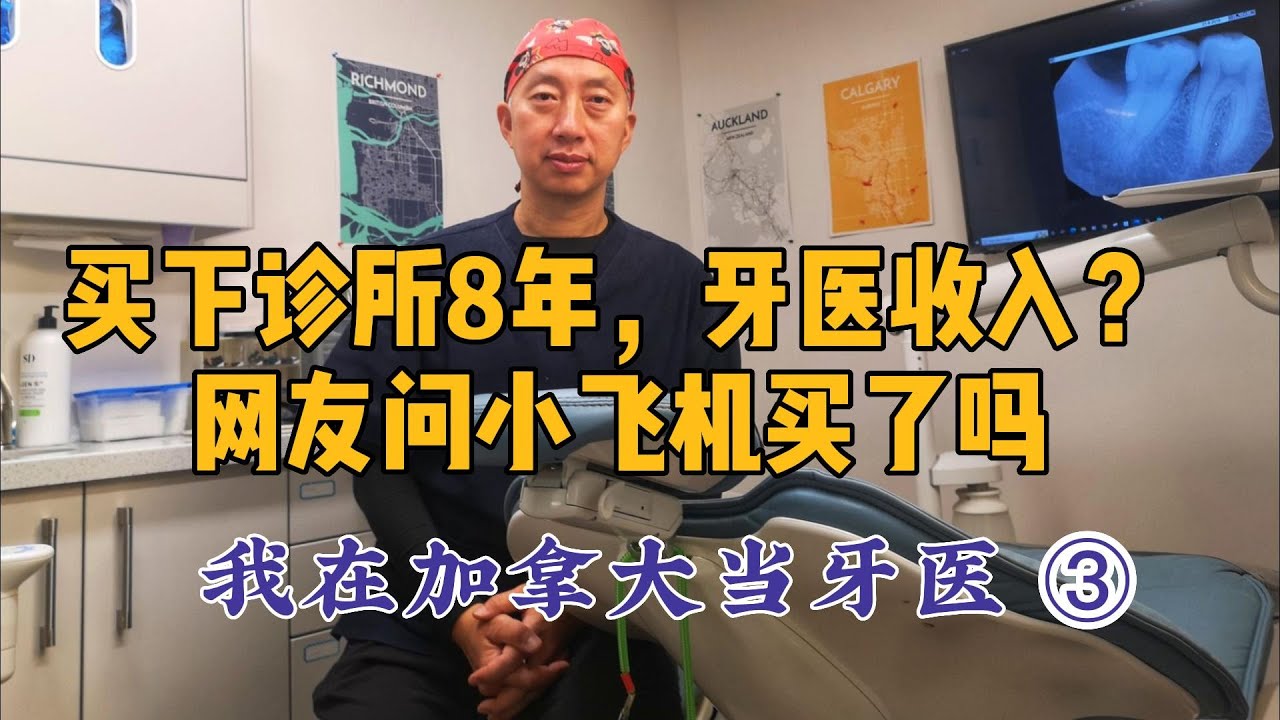 八年经营牙医诊所经历，一度精神崩溃，网友问小飞机买了吗，我在加拿大当牙医（3）