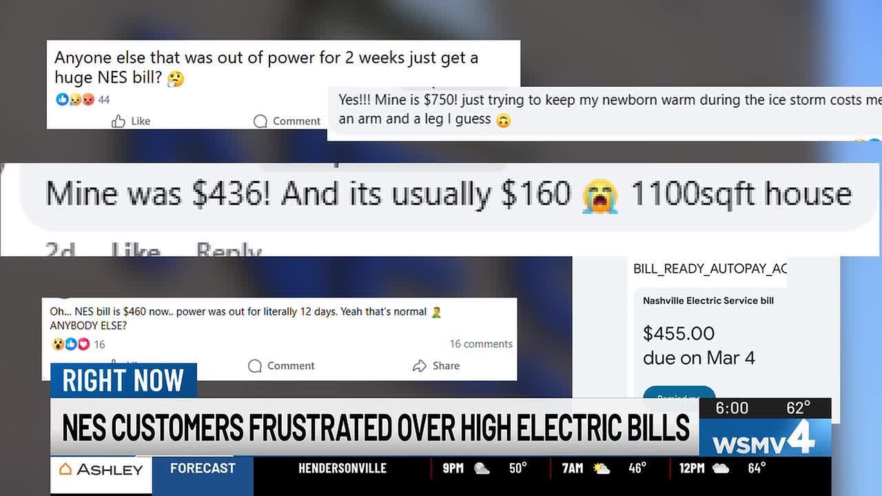 NES customers frustrated over high electric bills