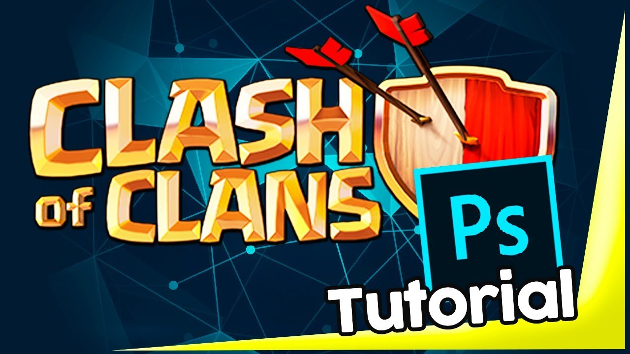 🔴 Como Hacer Letras Clash Of Clans en Photoshop | Photoshop Tutorial ⭐