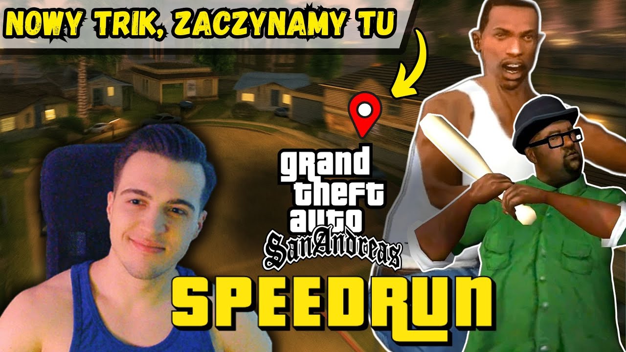 🔴 GTA San Andreas Speedrun - Straszne faile xD ➤ Gothic 3 ZB No Hit Speedrun