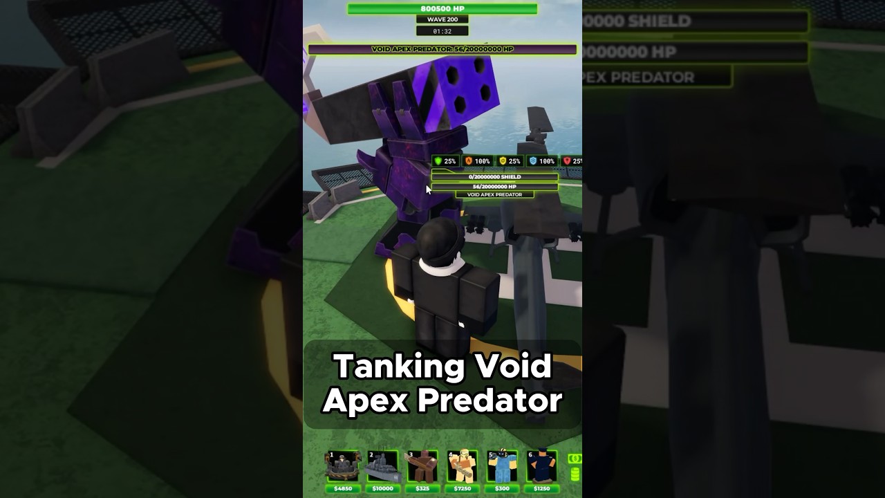 TDX Tanking Void Apex Predator - Tower Defense X Roblox