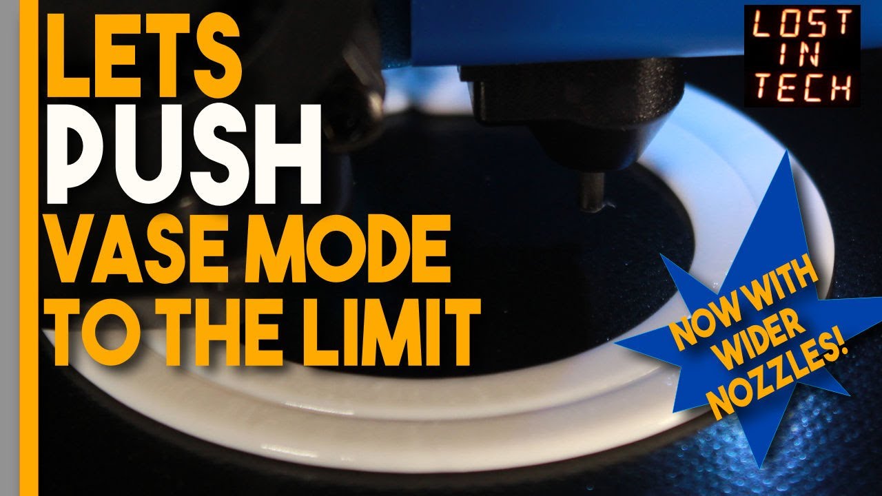 Extreme Vase Mode II - EXTREMEST vase mode. How thick can you go when 3D printing vase mode?