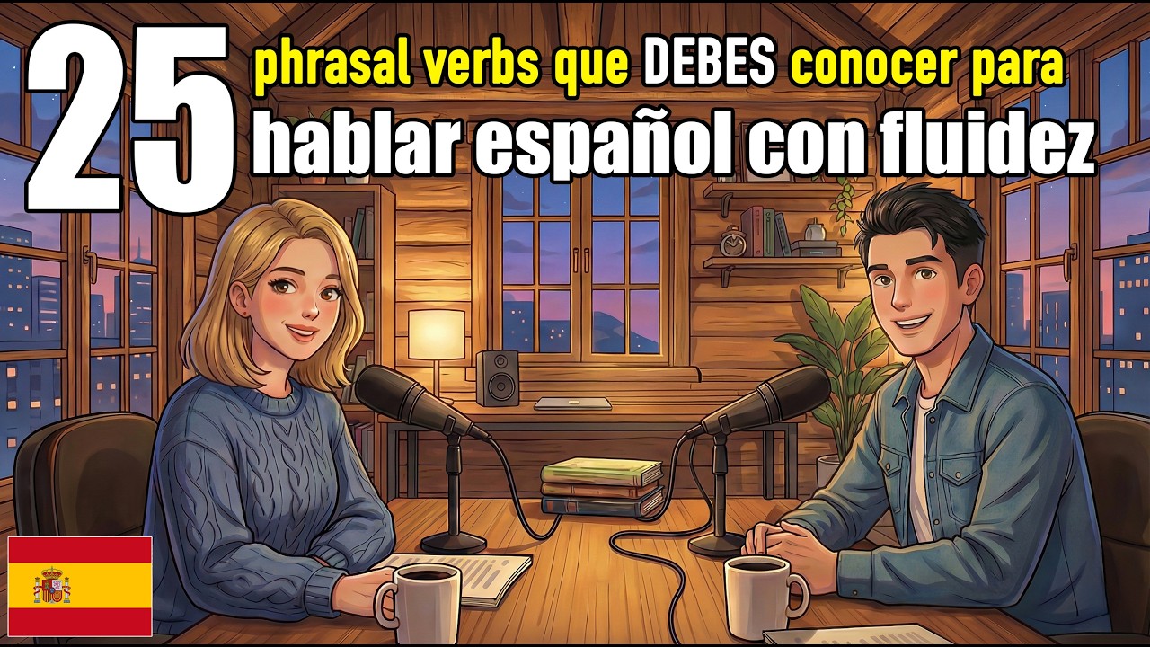 25 Phrasal Verbs You MUST Know to Speak Spanish Fluently | Daily Spanish Conversation Practice