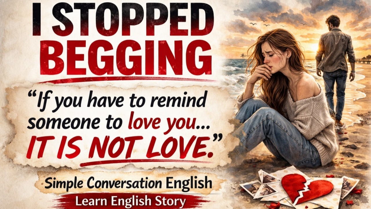 She Left When He Wouldn't Love Her | Learn English Through Story || English Drama