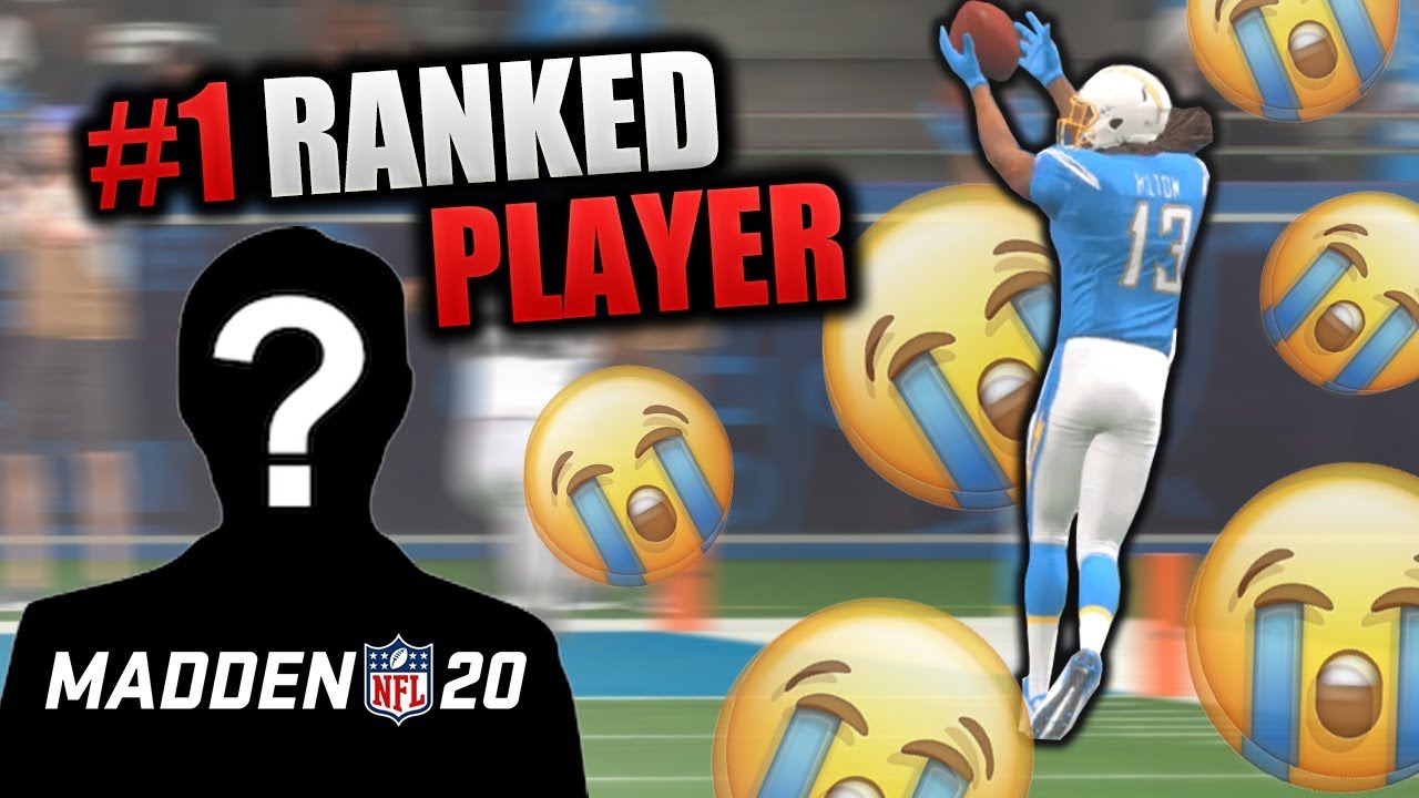 PLAYING THE #1 RANKED MADDEN 20 PLAYER | Madden 20 Mut Drafts Gameplay