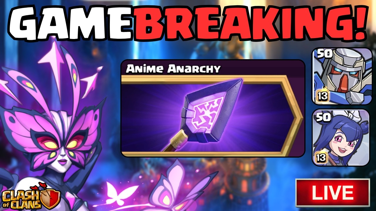MASS Anime Troops ALMOST Gone! NEW Anime Anarchy Challenge and Fury Queen Skin! + CWL Attacks