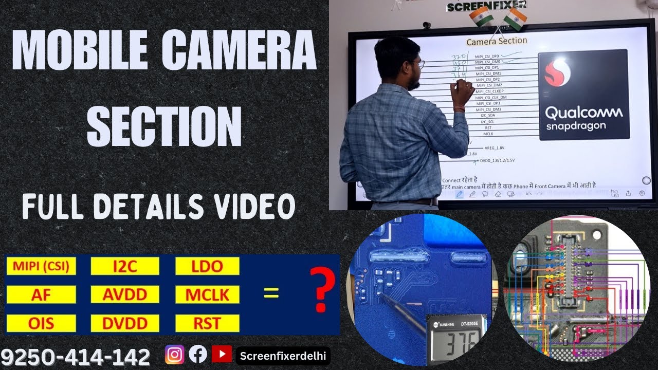 Camera Section in Mobile || Camera Section Video  || Hardwarefixer