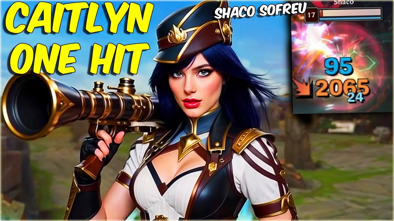 EU NÃO ACREDITEI NO DANO… CAITLYN ONE HIT FEZ ISSO COM O SHACO