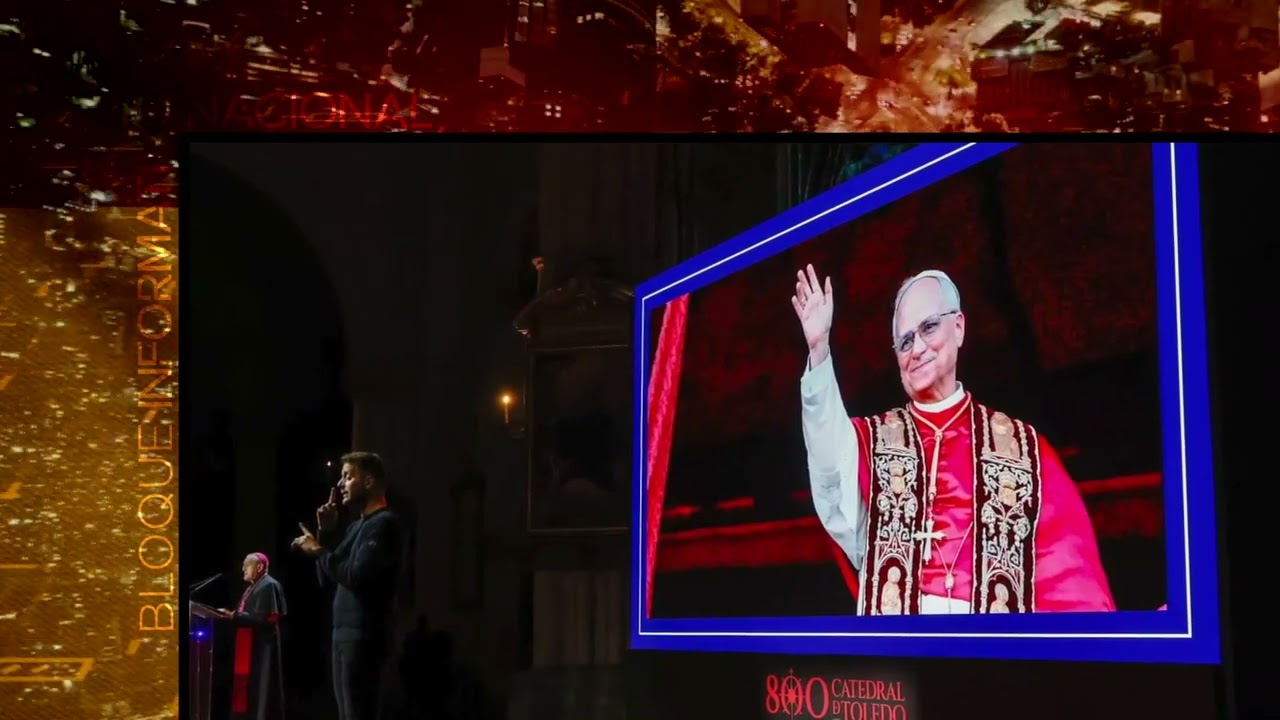 Vídeo Noticia: León XIV saluda los 800 años de la Catedral de Toledo.