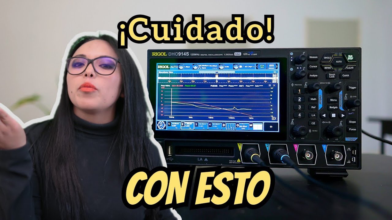 Gu&iacute;a para usar el osciloscopio para principiantes