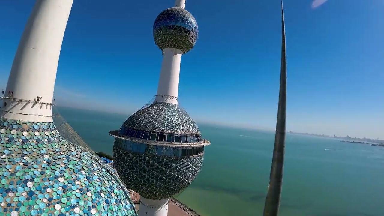 kuwait towers - ابراج الكويت - dji avata - 4k
