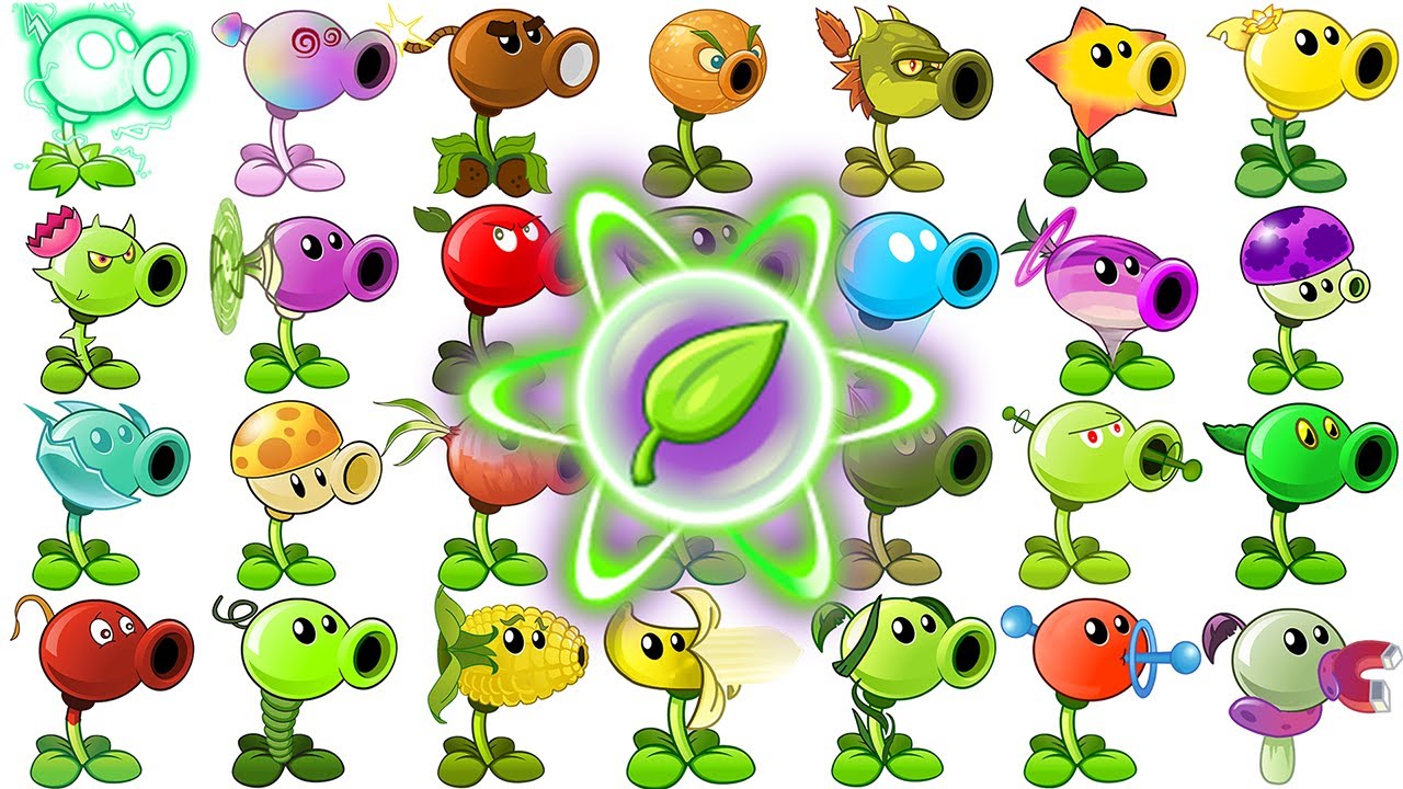 All Pea Plants BOOST in Plants vs Zombies 2