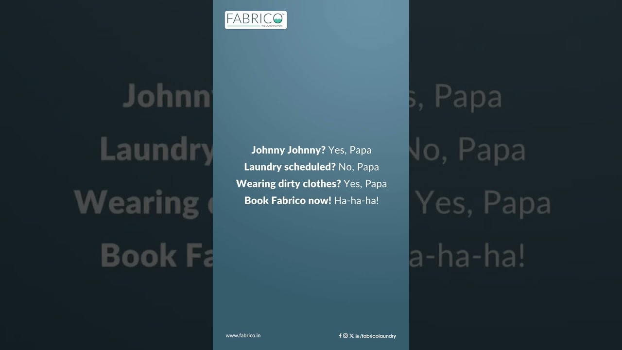 Dirty laundry? Caught red-handed like Johnny! 😜#CleanClothesDelivered #LaundrySolutions