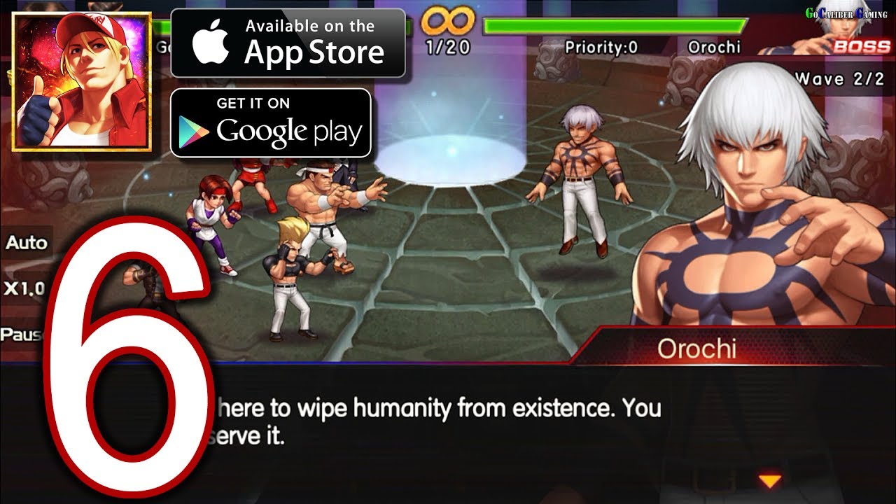 KOF '98 Ultimate Match Online Android iOS Walkthrough - Part 6 - Arena, Ch2 Elite , Chapter 4