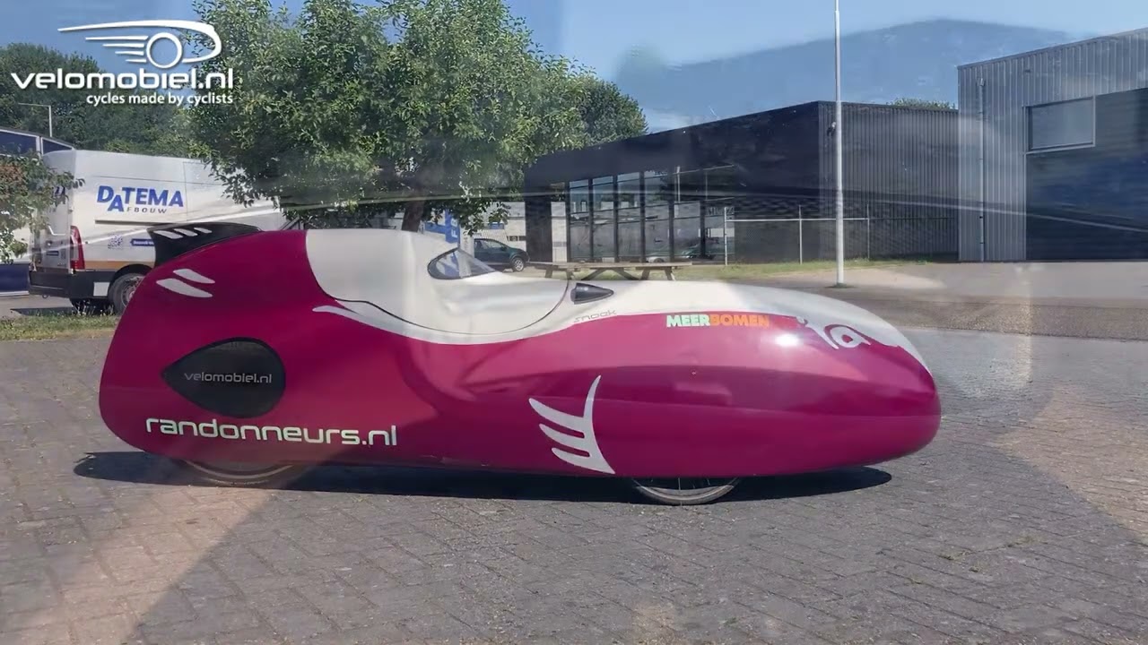 Snoek velomobile record/racing hood