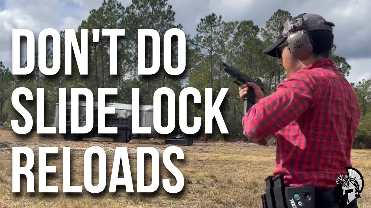 Stop Training Slide Lock Reloads