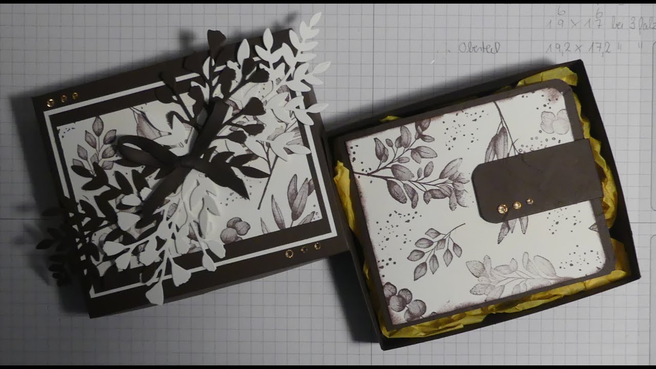 #Tutorial #Gutscheinkarte als Geldbörse mit Geschenkschachtel Teil 2, Stampin up Für alle Zeit