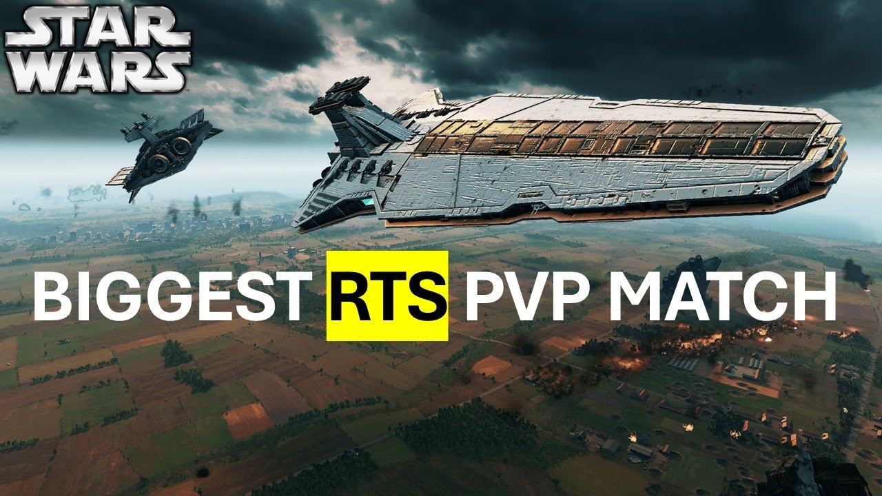 STAR WARS BIGGEST RTS PVP MATCH!