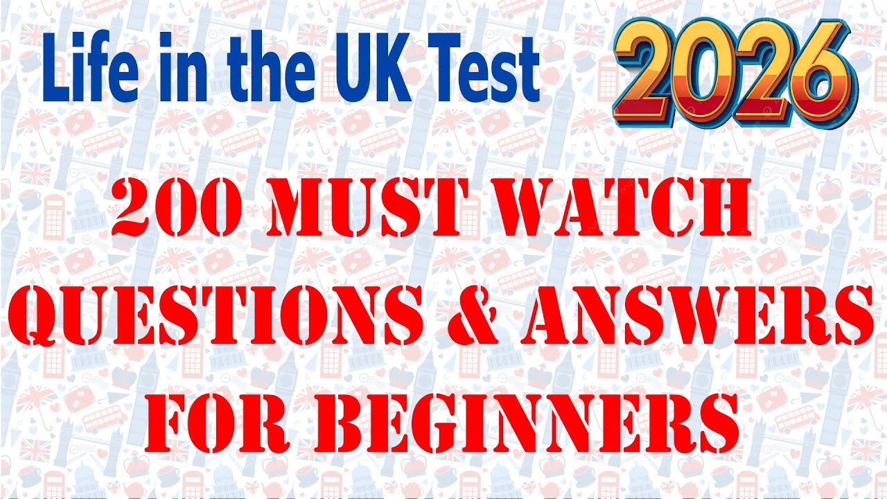 Life in the UK Test 2026 | 200 Must-Watch Easy Questions & Answers