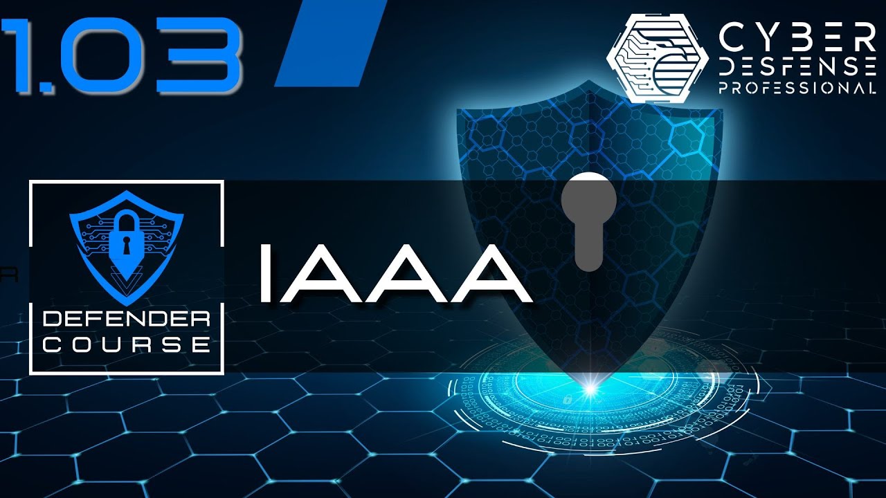 IAAA - Identification, Authentication, Authorization, and Accountability (Defender Course 01.03)