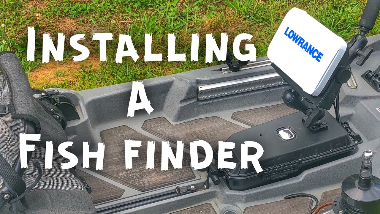 Mounting a Fish Finder on a Fishing Kayak - Bonafide SS127 Dry Pod