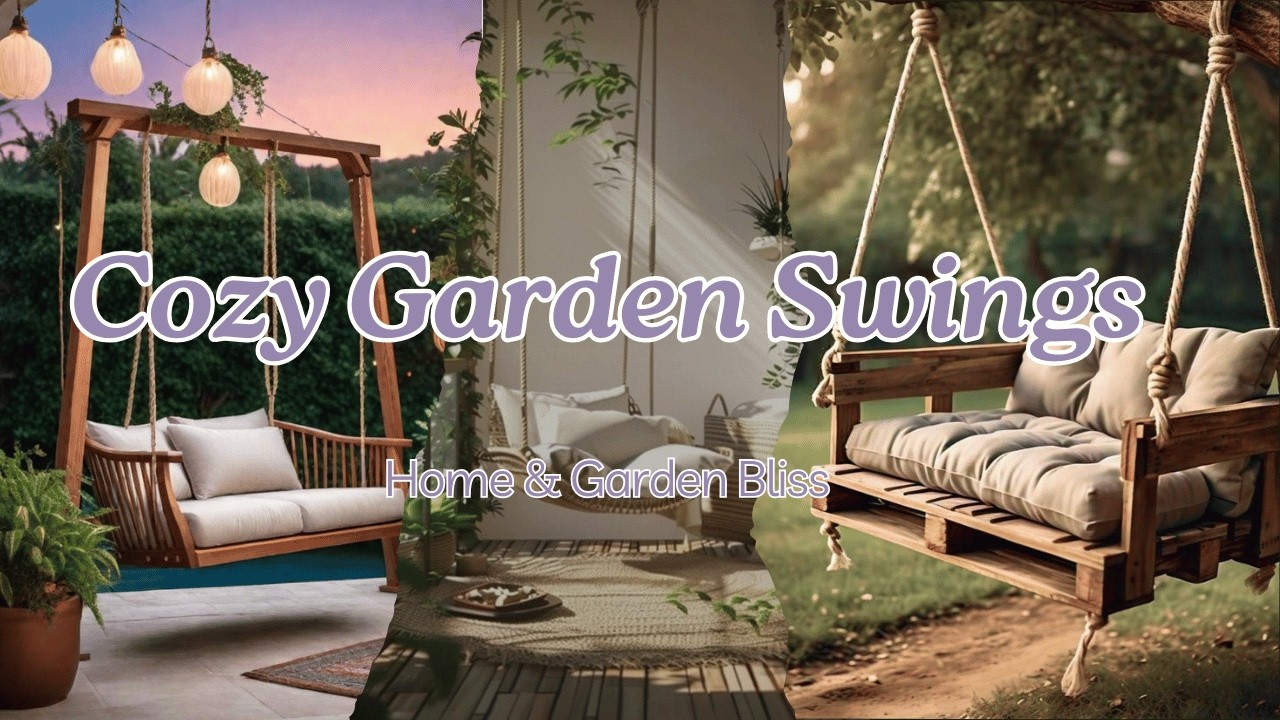 Porch & Garden Swing Ideas