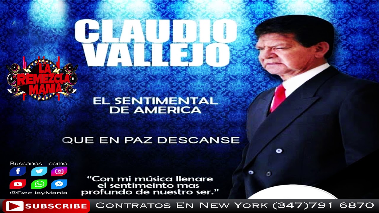 Claudio Vallejo Mega Mix 🇪🇨(El Homenaje al Sentimental De América)