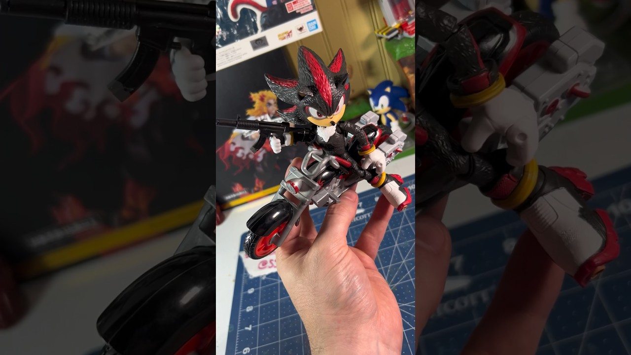 Shadow The Hedgehog Sonic 3 Movie Toy!! 
