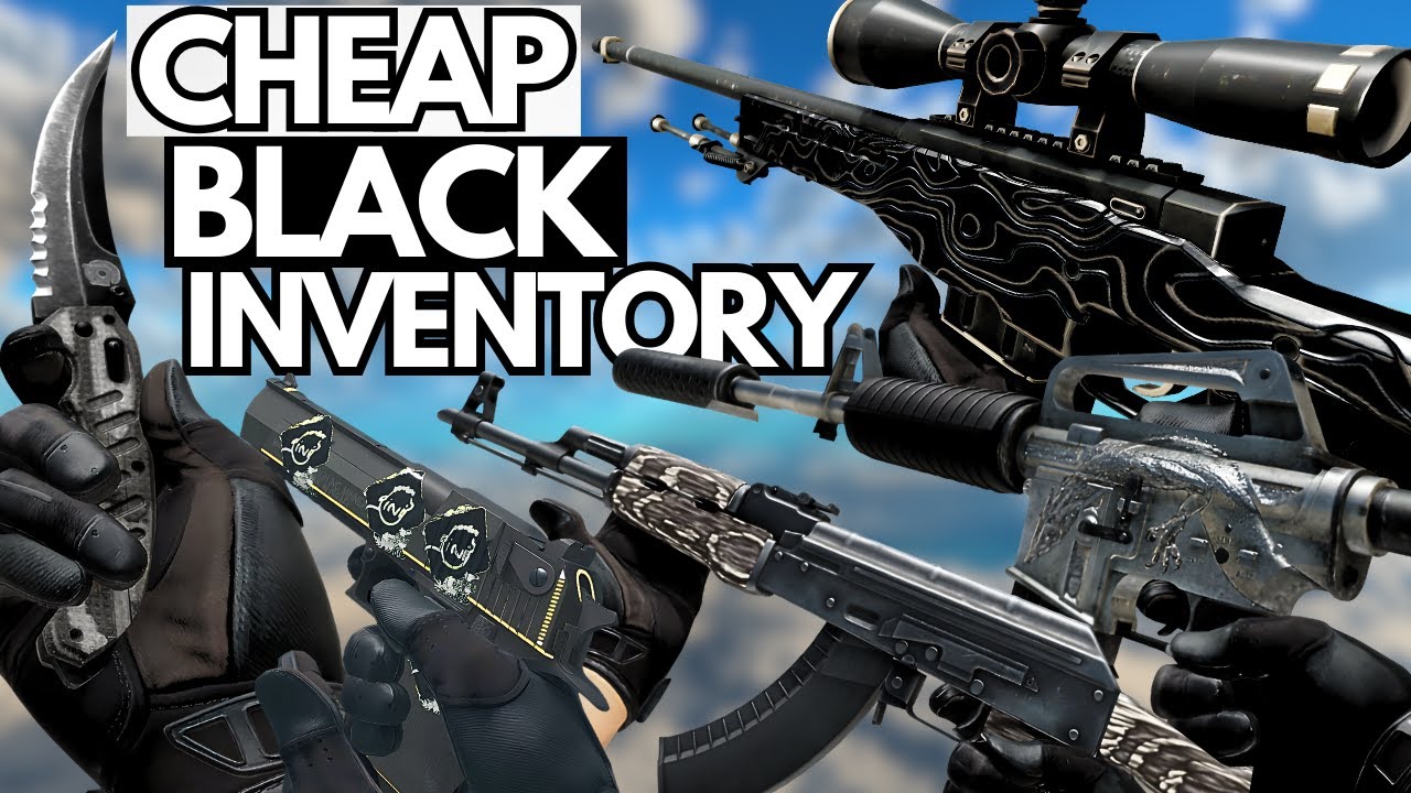 BEST Cheap BLACK Inventory in 2025 (CS2 Budget Black Loadout)