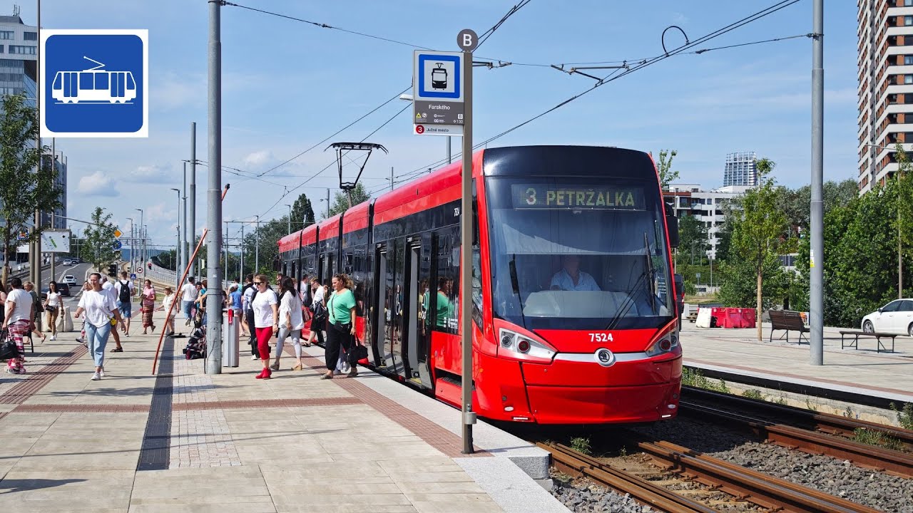 Výstavba petržalskej električky (júl 2025)