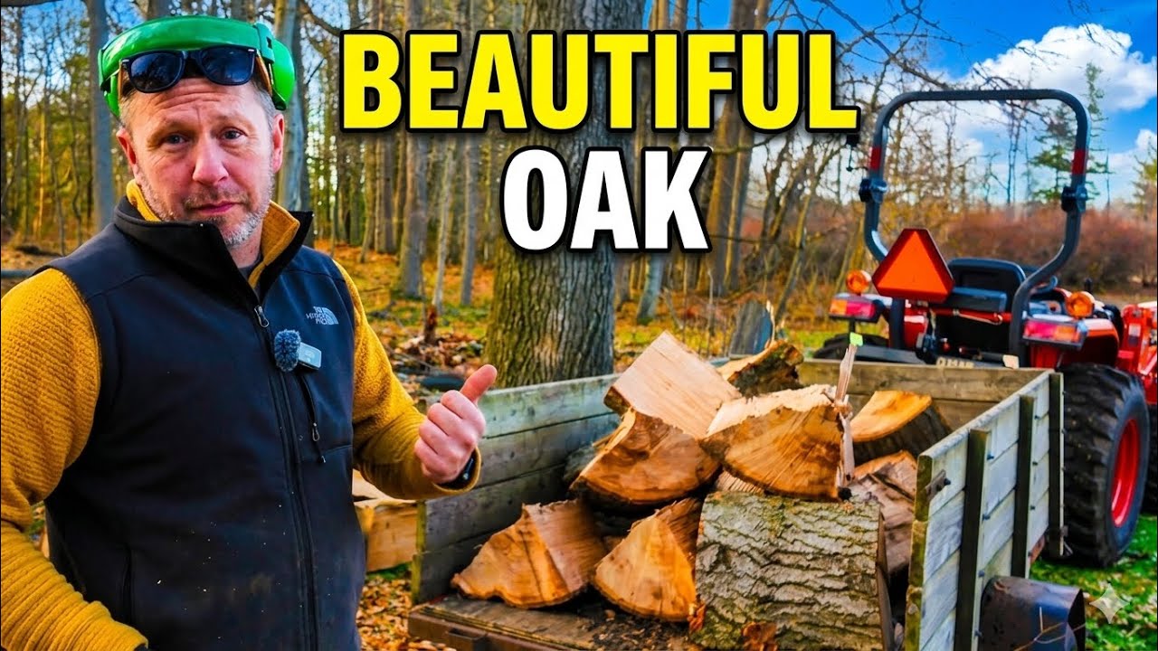 Hauling Amazing Oak Firewood (And My Terrible Trailer Skills)