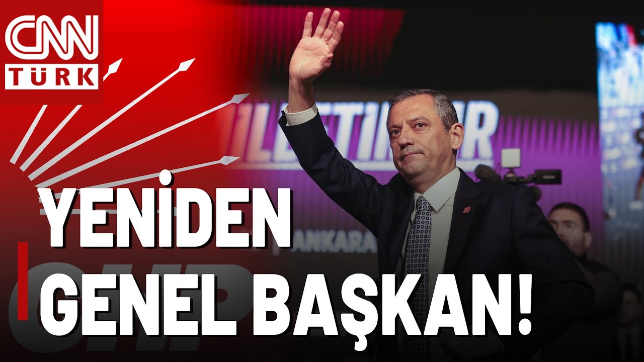 SON DAKİKA🚨&Ouml;zg&uuml;r &Ouml;zel Yeniden Genel Başkan! CHP Kurultayı'nda Son Durum...