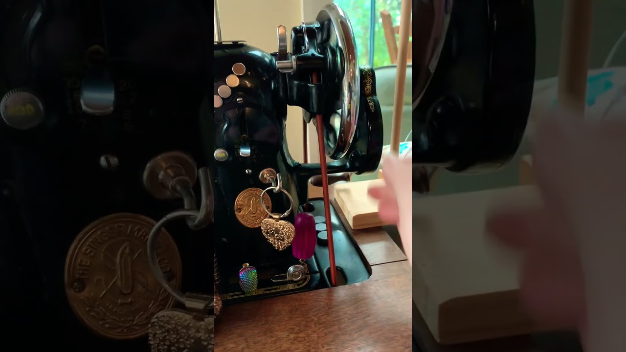 Treadle sewing machine how it works 