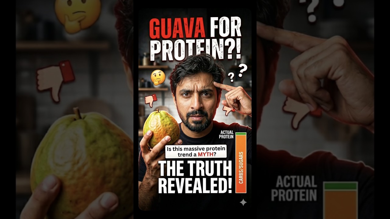 Is guava a source of protein? Fact check | ft. sonia narangs#sweatsoul #trending #factcheck